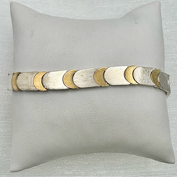 Venus and Vulcan Jewelry - S925 Two Tones Chain Bracelet